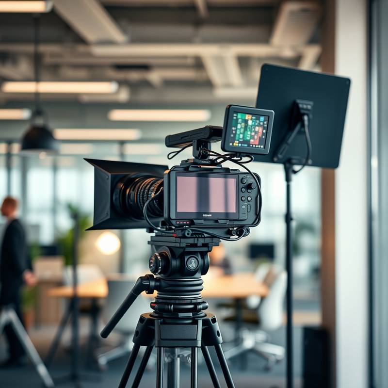 Corporate Video Production Setup